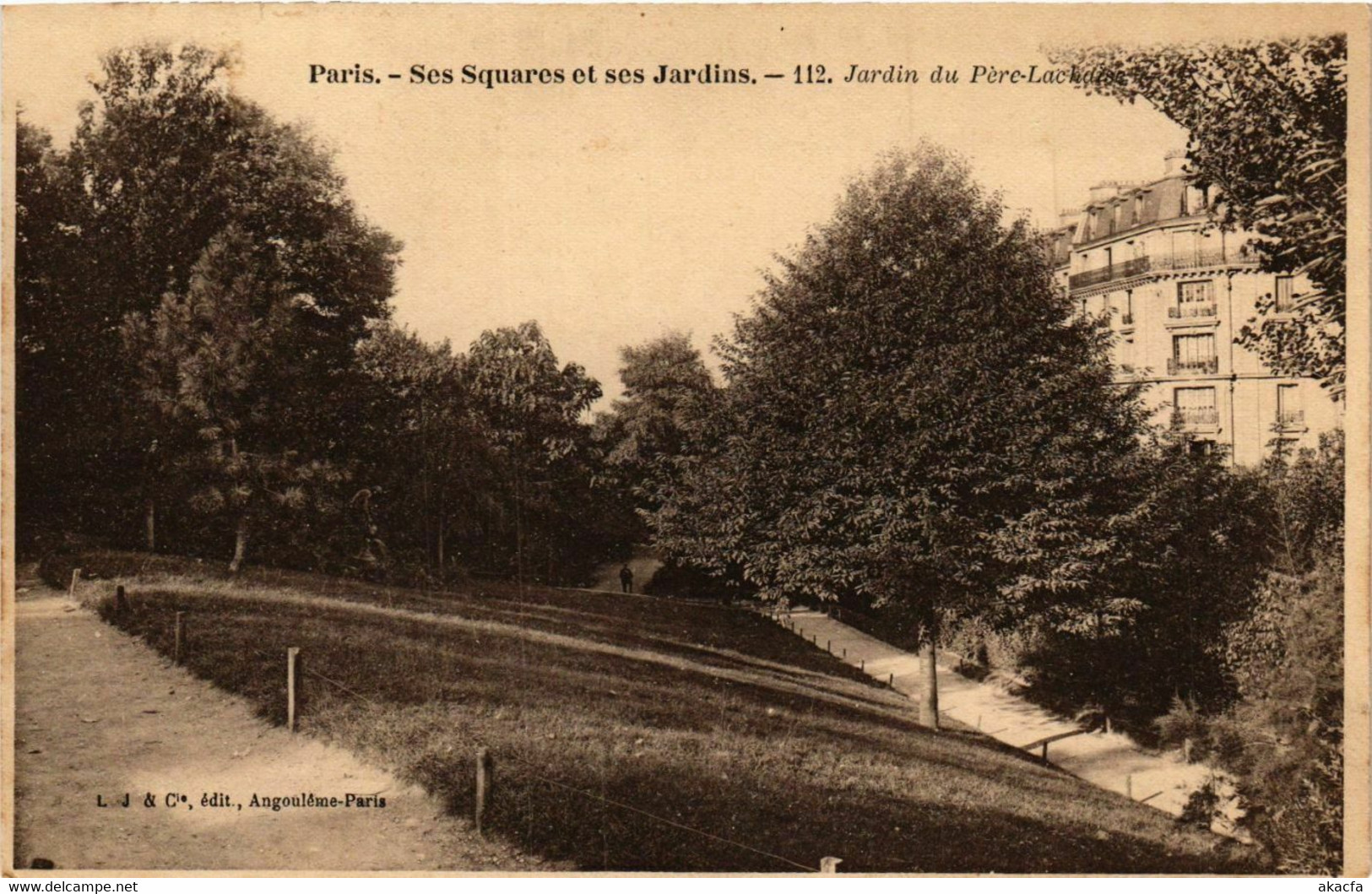 CPA PARIS Ses Squares et ses Jardins. 112. Jardin du Pere-Lachaise (577581)