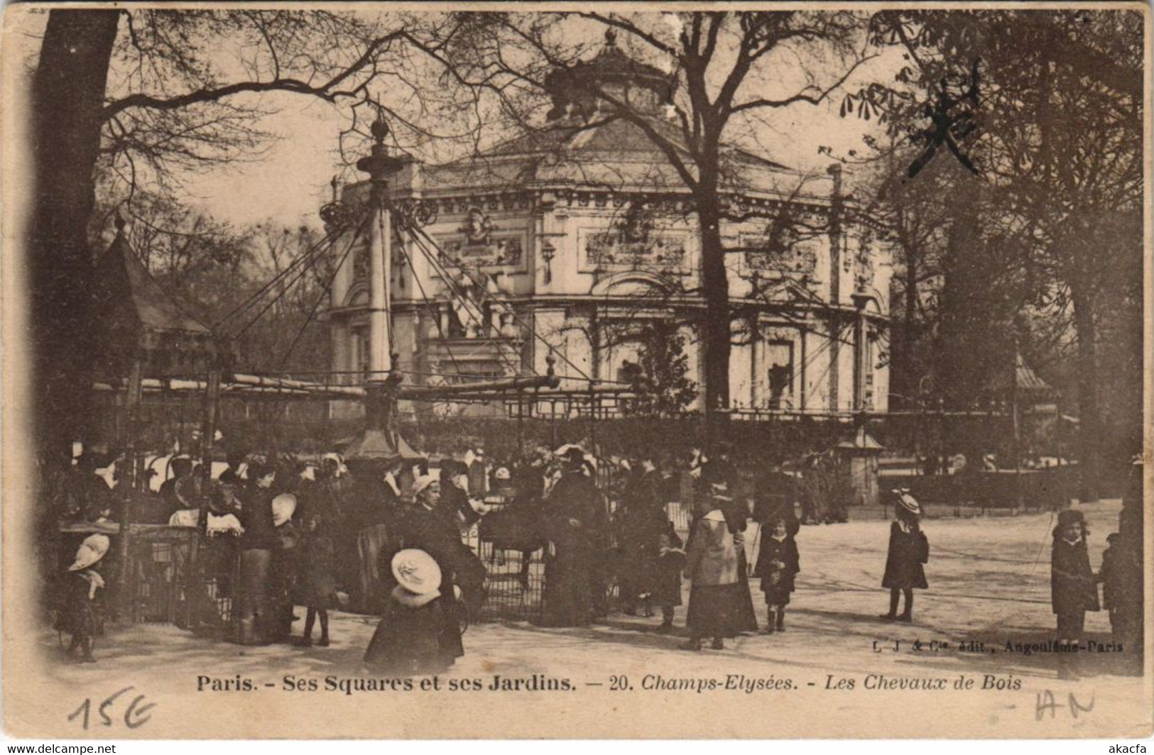 CPA Paris - Ses Squares et ses Jardins, Champs-Elysées (51610)