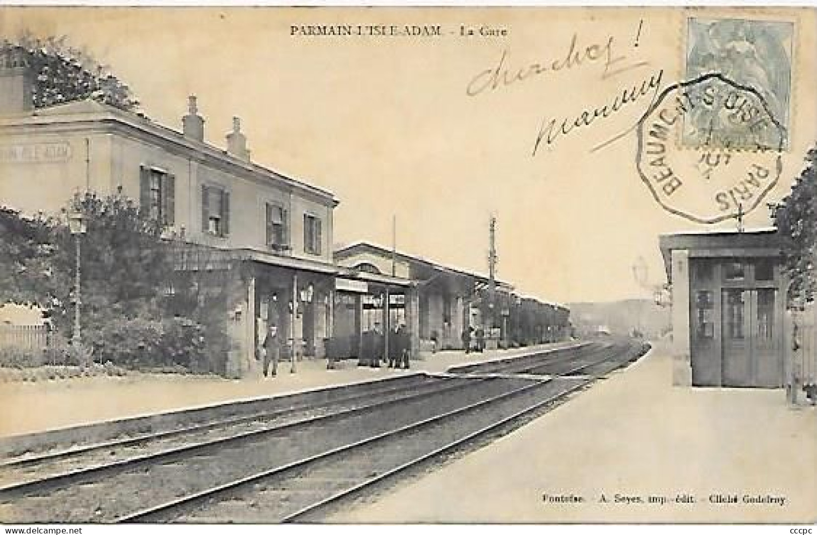 CPA Parmain - L'Isle-Adam La Gare