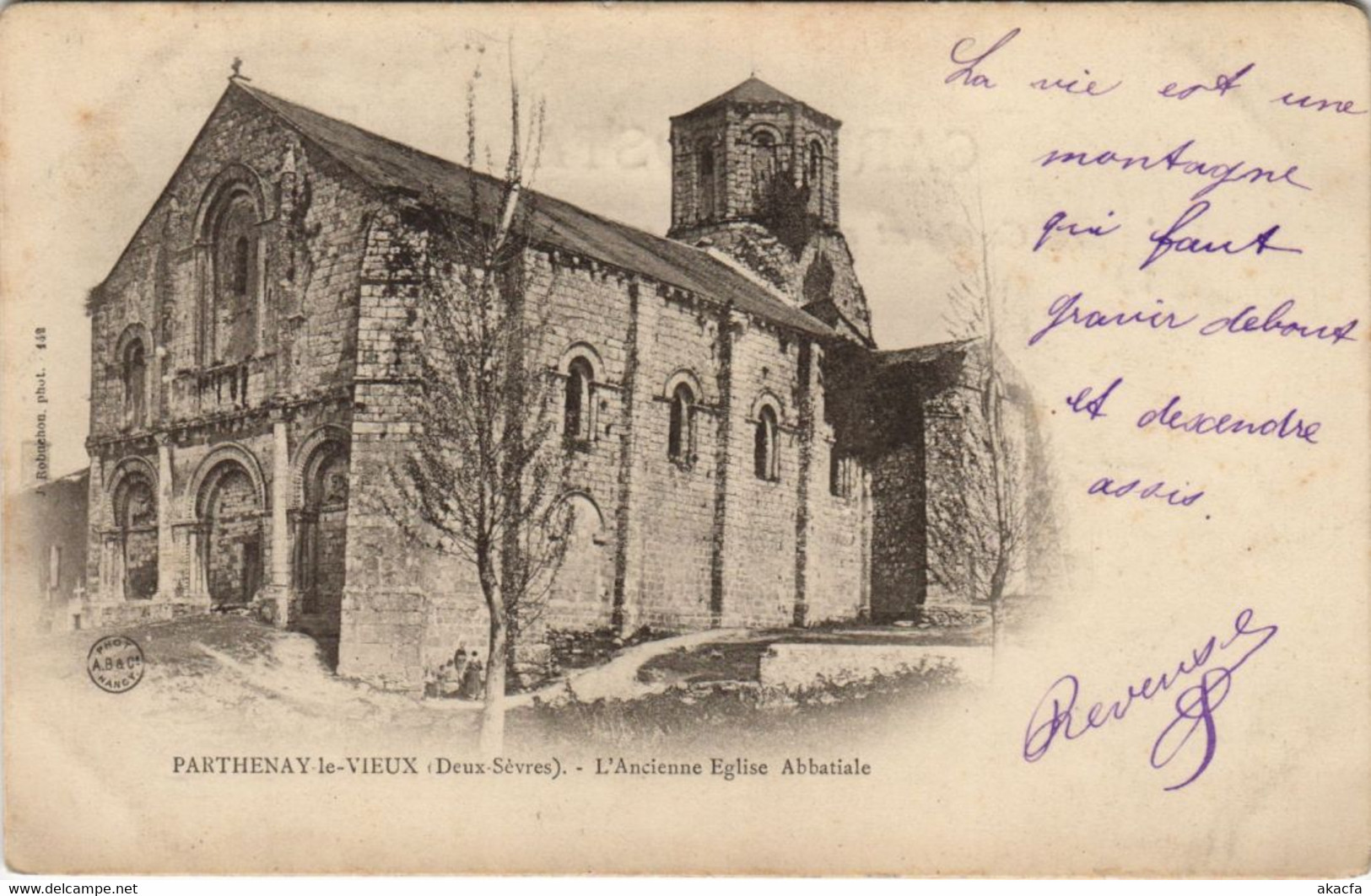 CPA PARTHENAY PARTHENAY-le-VIEUX - L'Ancienne Eglise Abbatiale (1140681)