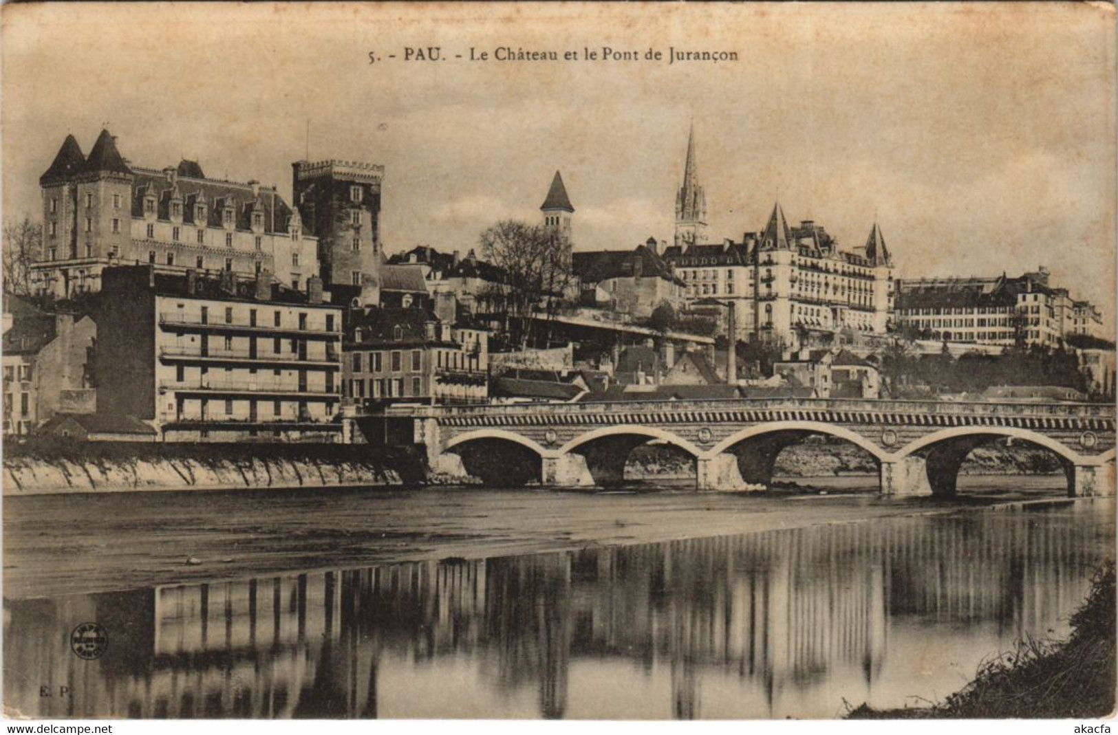 CPA PAU - Le Chateau et le Pont de Jurancon (126551)