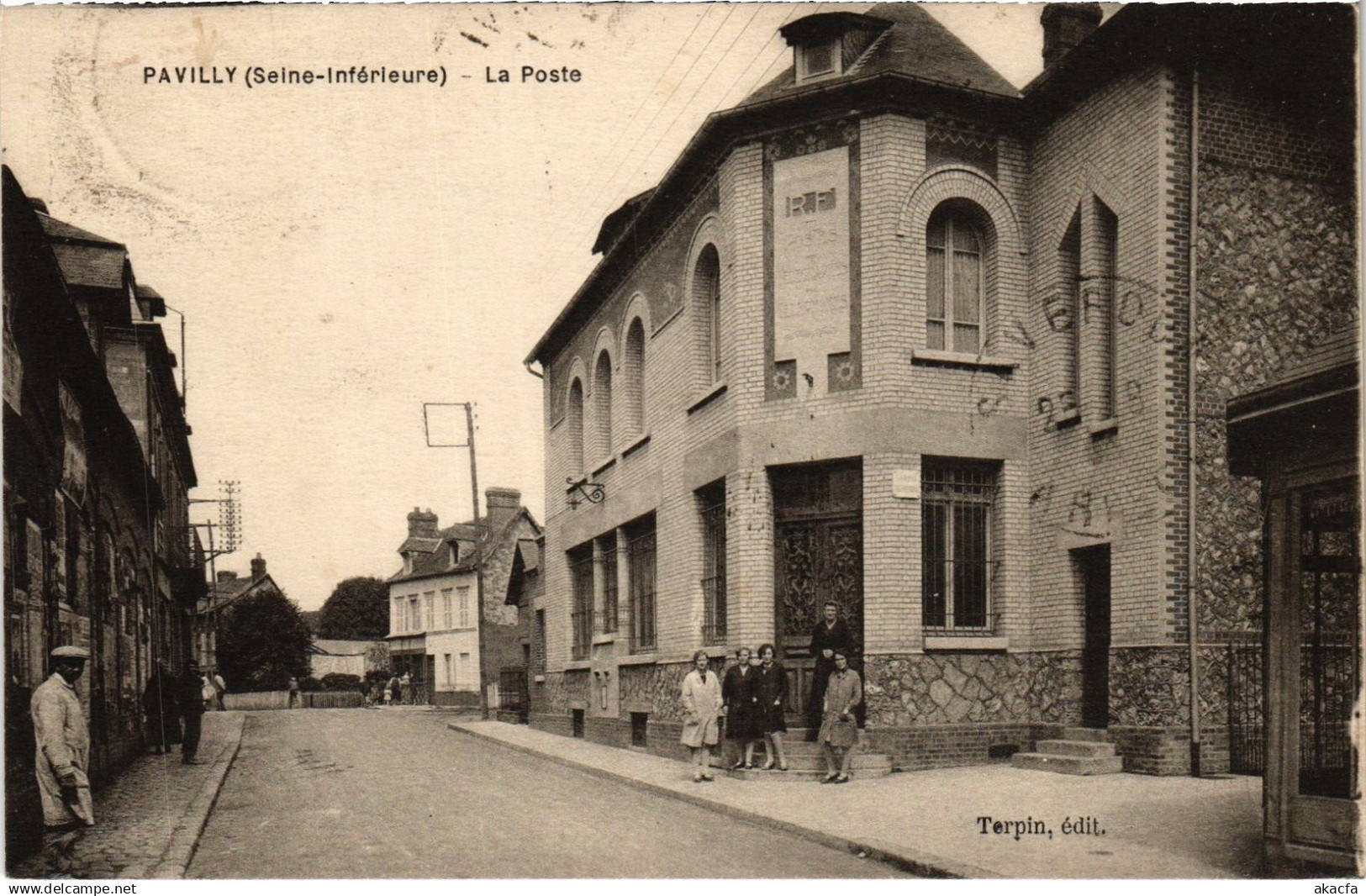 CPA PAVILLY La Poste (868939)