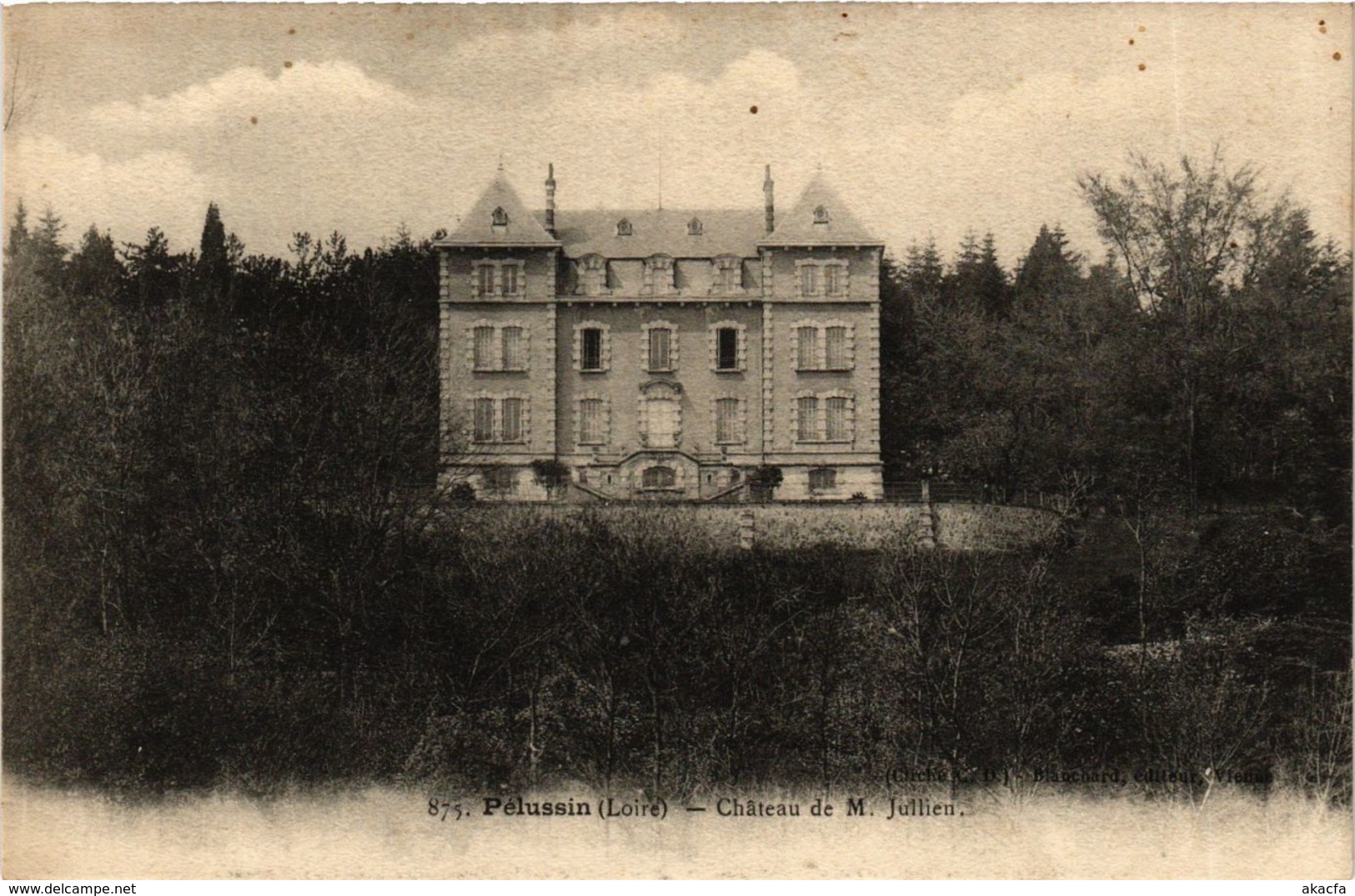 CPA Pelussin- Chateau de M. Jullien FRANCE (907015)