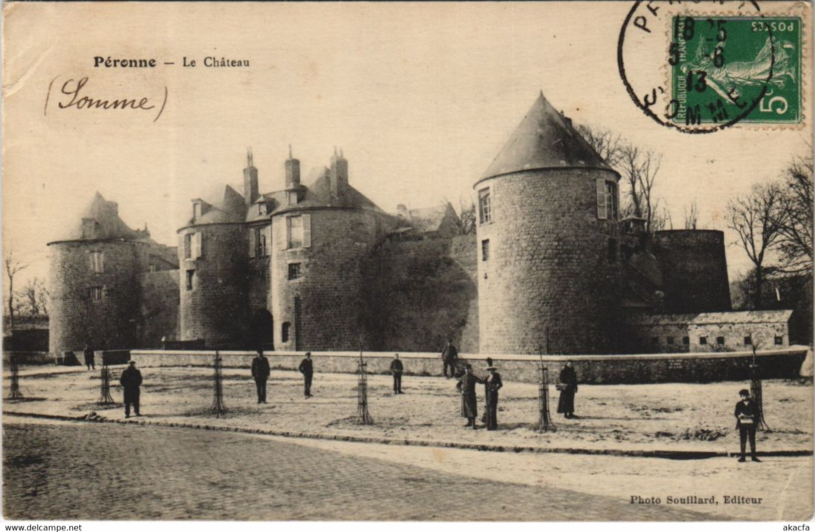 CPA PÉRONNE Le Chateau (808000)