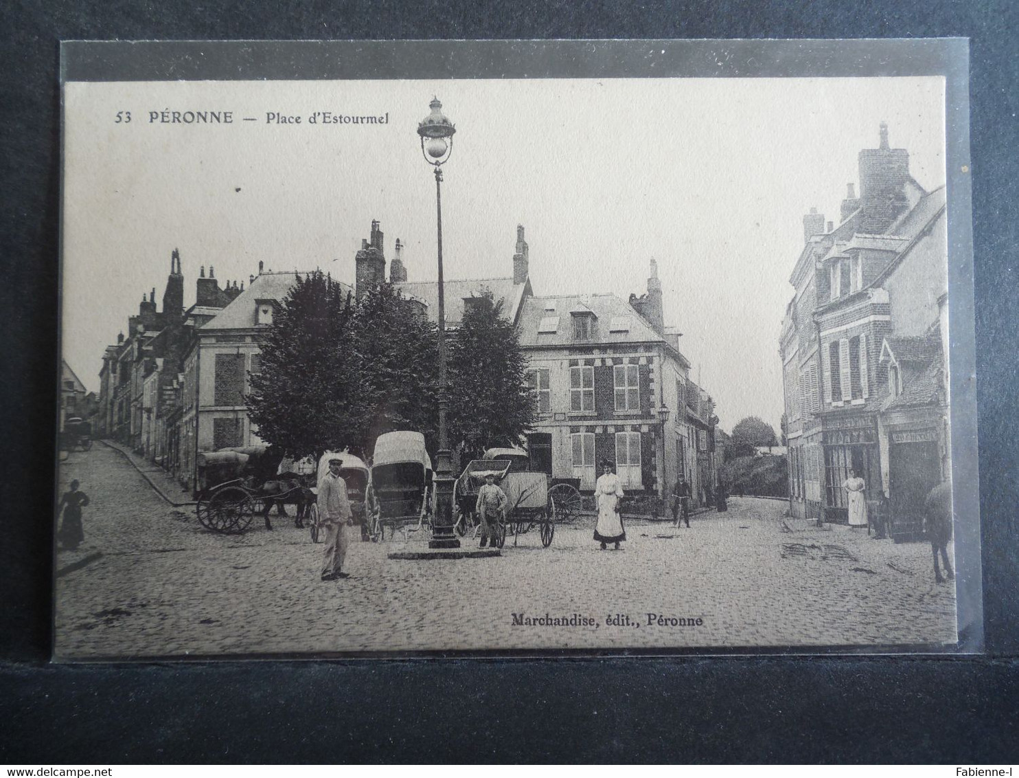 CPA - Péronne - Place d'Estourmel