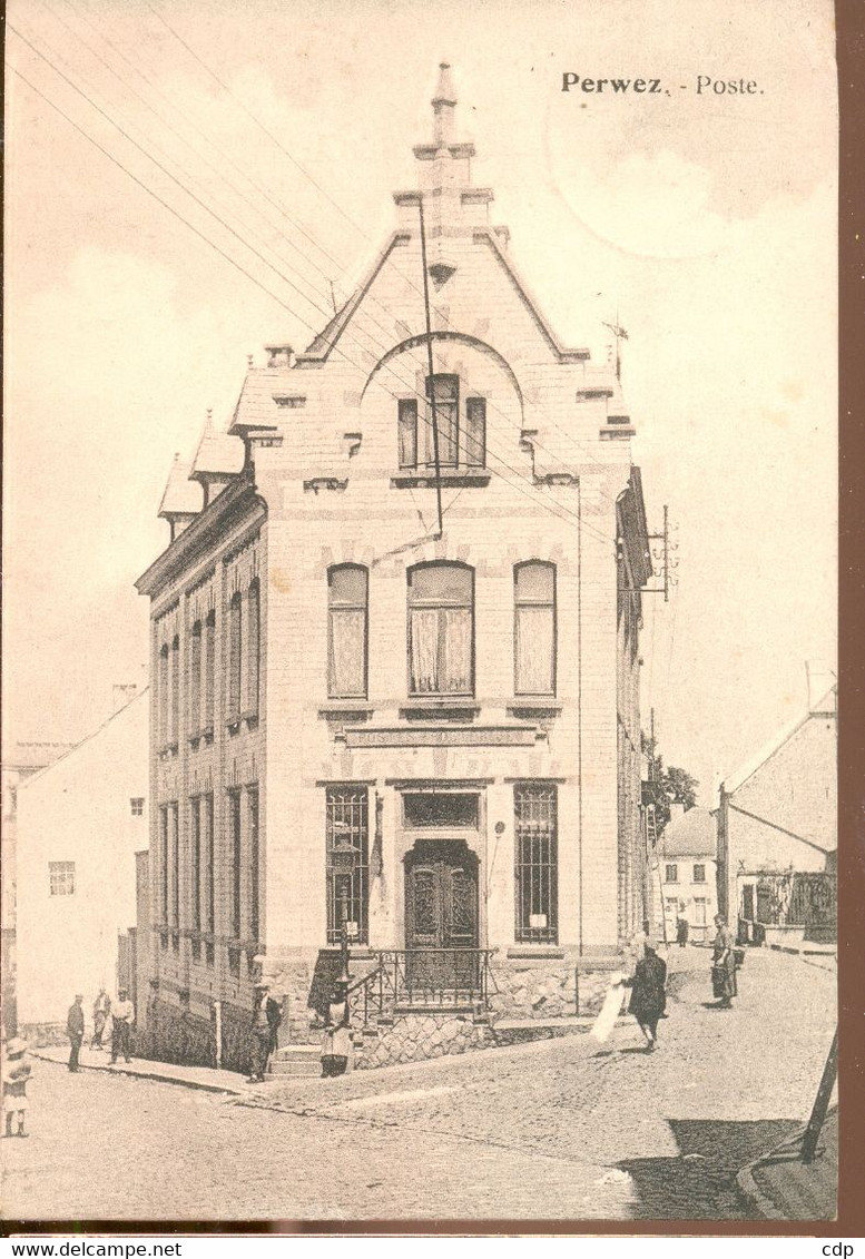 cpa perwez   poste  1920