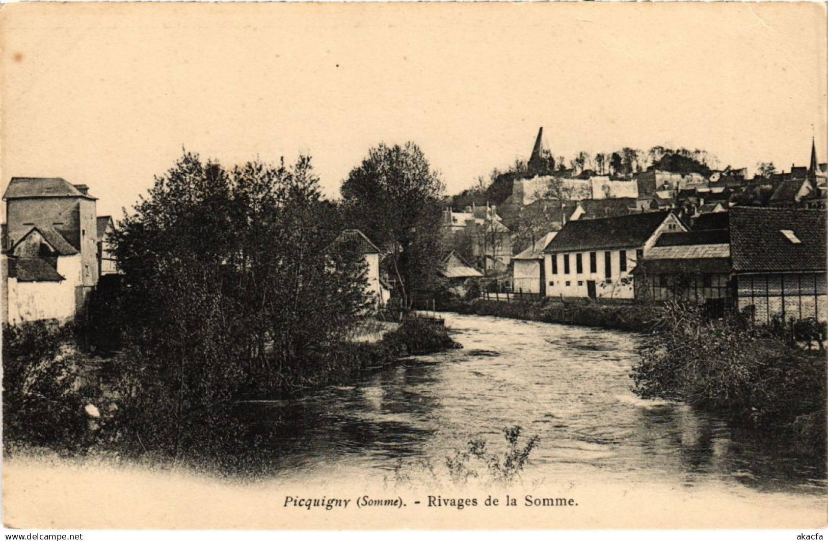 CPA PICQUIGNY Rivages de la Somme (1292394)