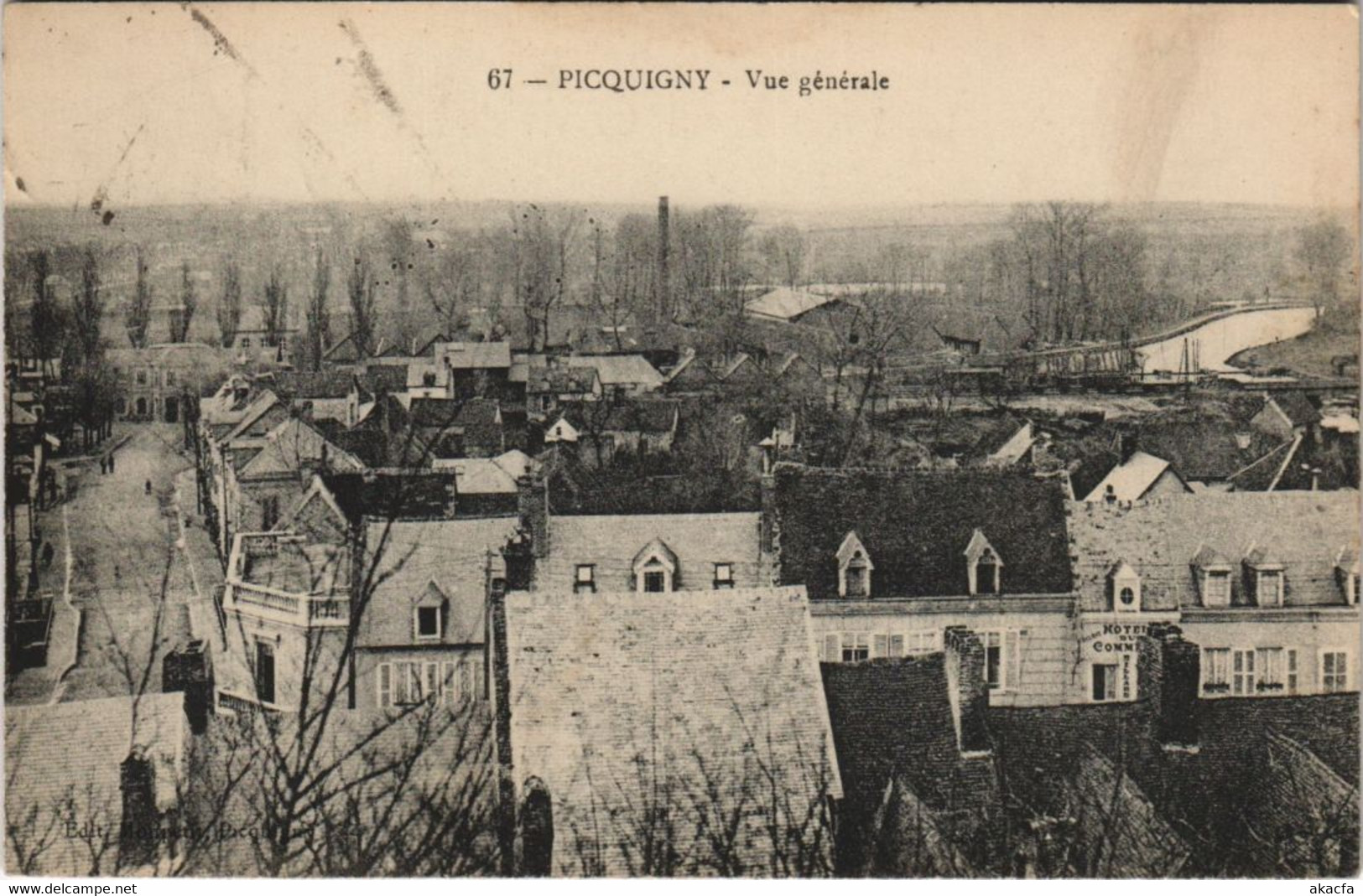 CPA PICQUIGNY vue générale (25102)