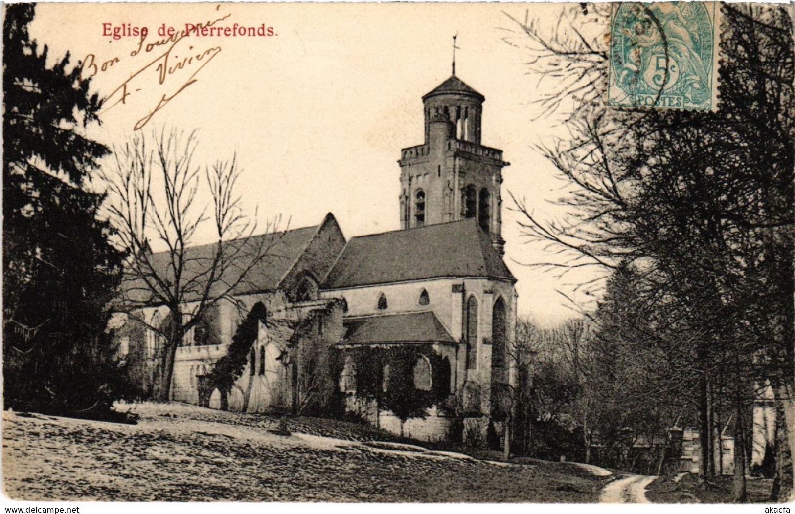 CPA Pierrefonds - Eglise de Pierrefonds (1032224)