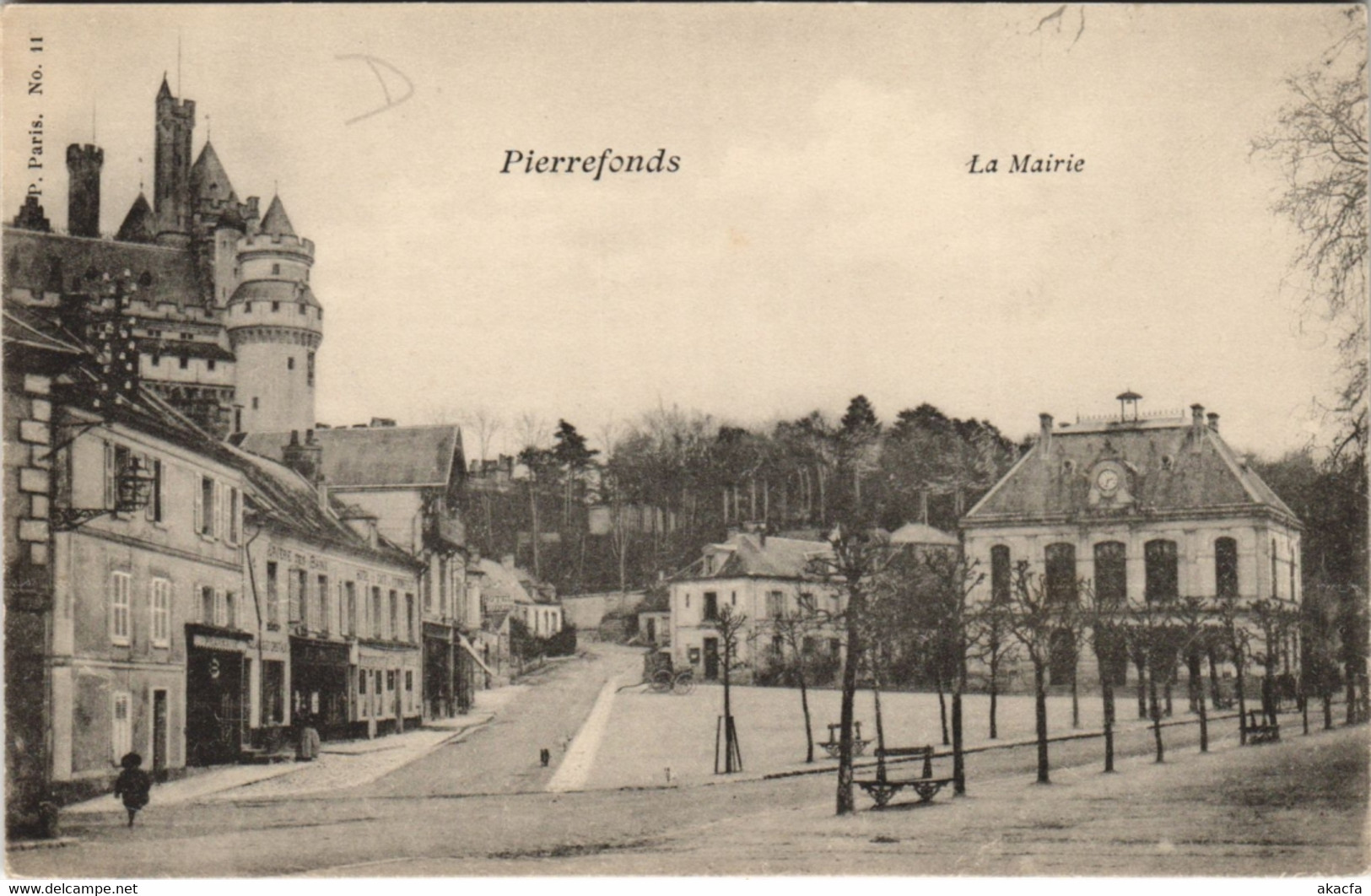 CPA PIERREFONDS La Mairie (130090)