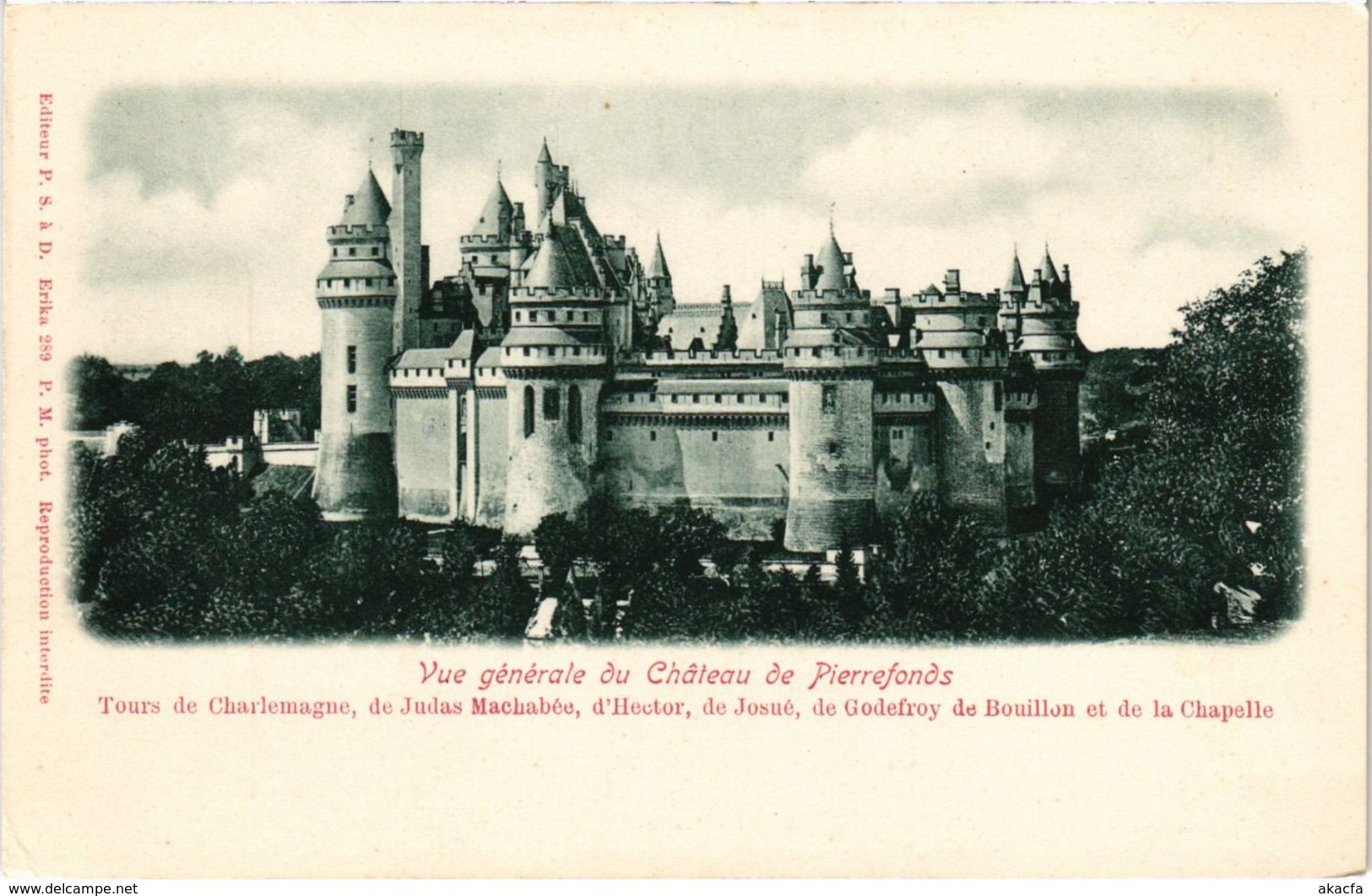 CPA Pierrefonds - Vue Generale du Chateau de Pierrefonds (1032216)