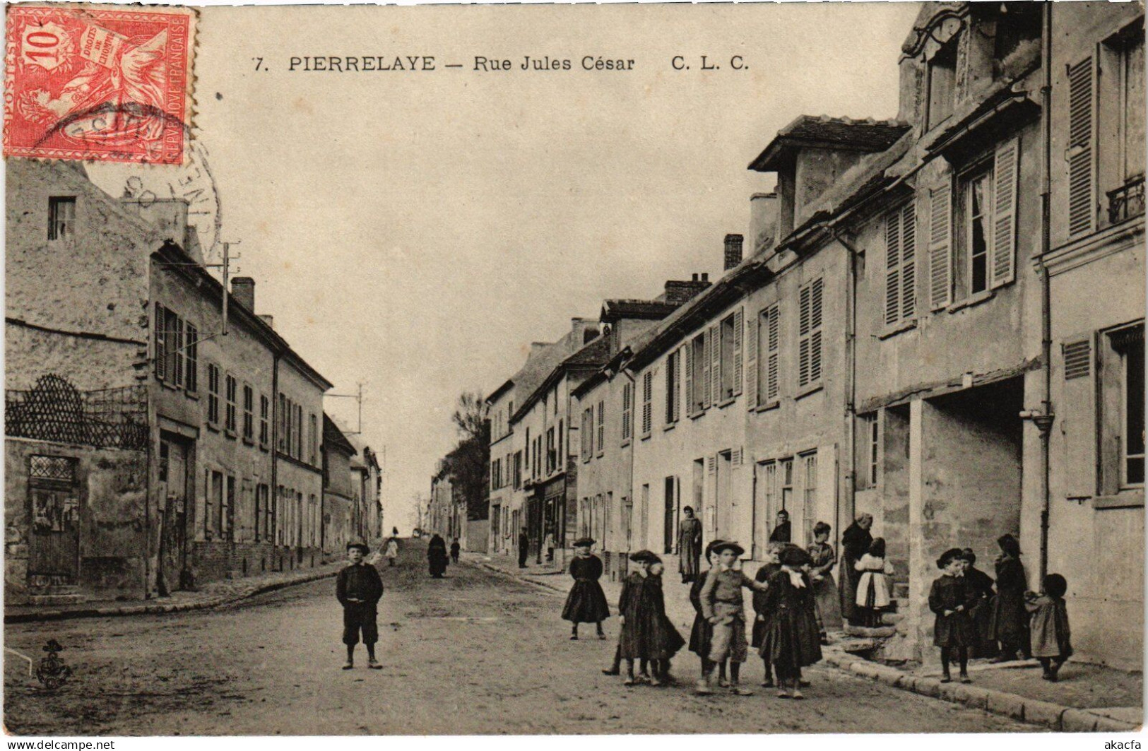 CPA Pierrelaye Rue Jules César (1276884)