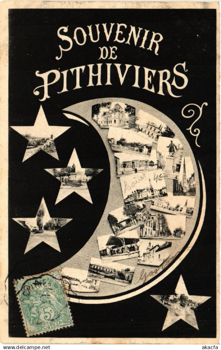 CPA PITHIVIERS - Scenes - Souvenir de PITHIVIERS (632476)