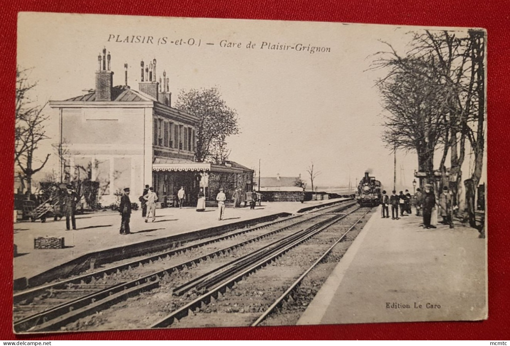 CPA  - Plaisir  -(S.-et-O.) Gare de Plaisir Grignon