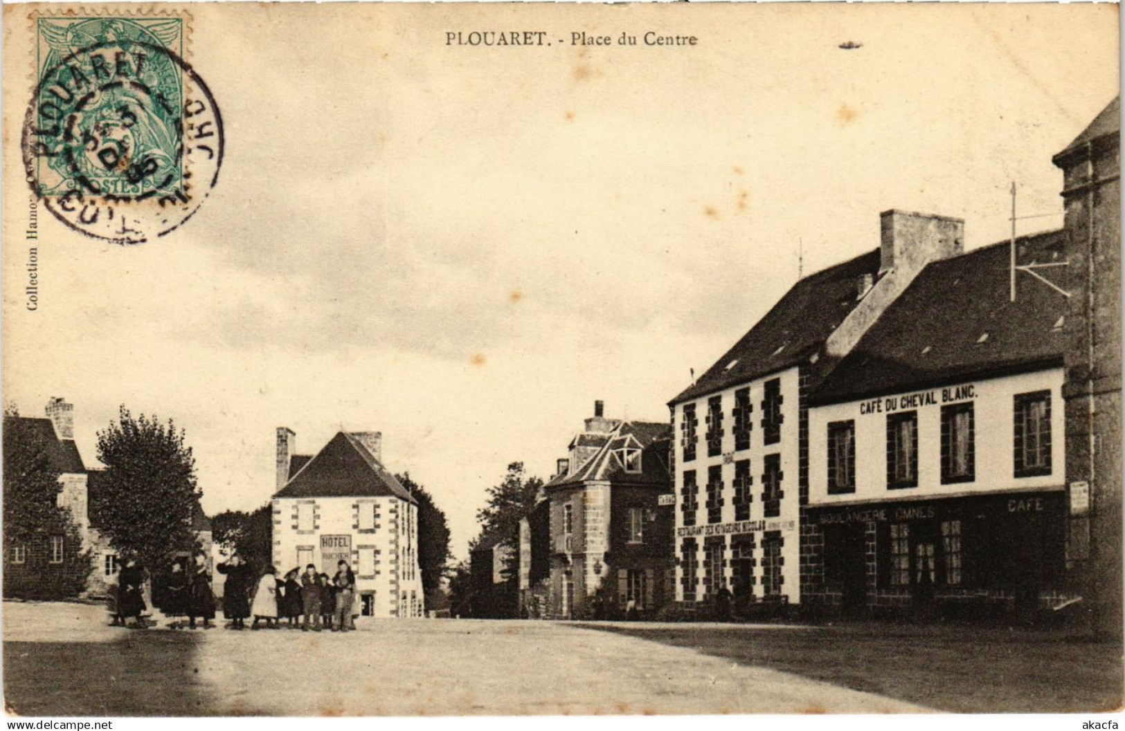 CPA PLOUARET - Place du Centre (994911)