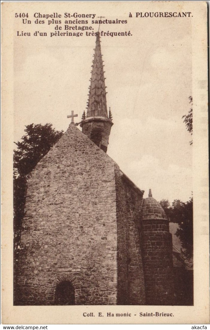 CPA PLOUGRESCANT Chapelle Saint-Gonery (1148002)