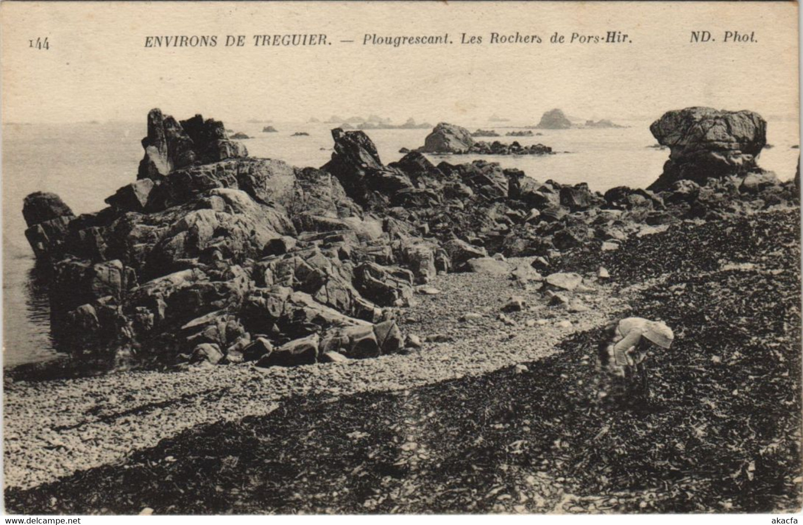 CPA PLOUGRESCANT Les Rochers de Pors-Hir (1165324)