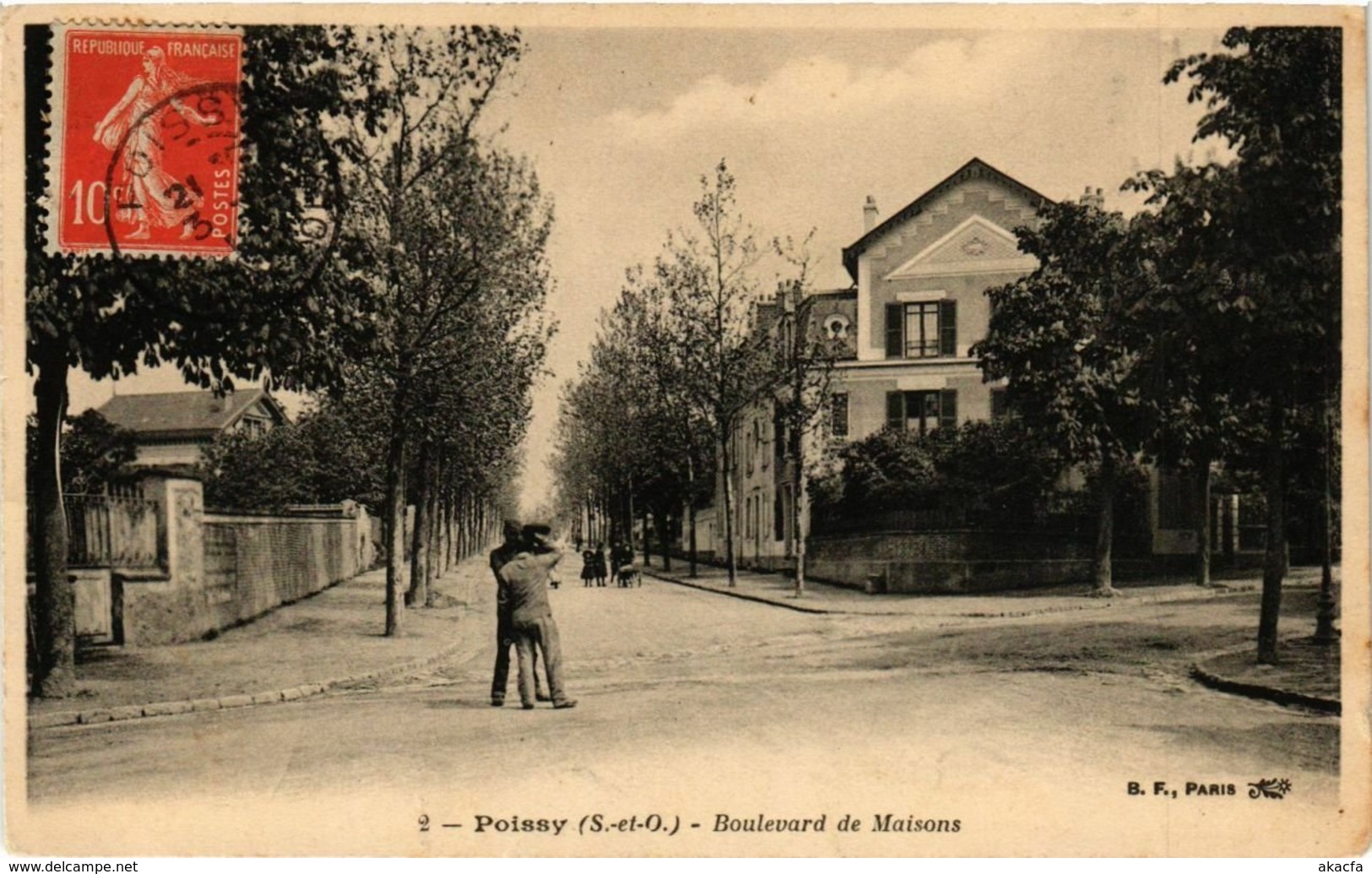 CPA POISSY - Boulevard de Maisons (246400)