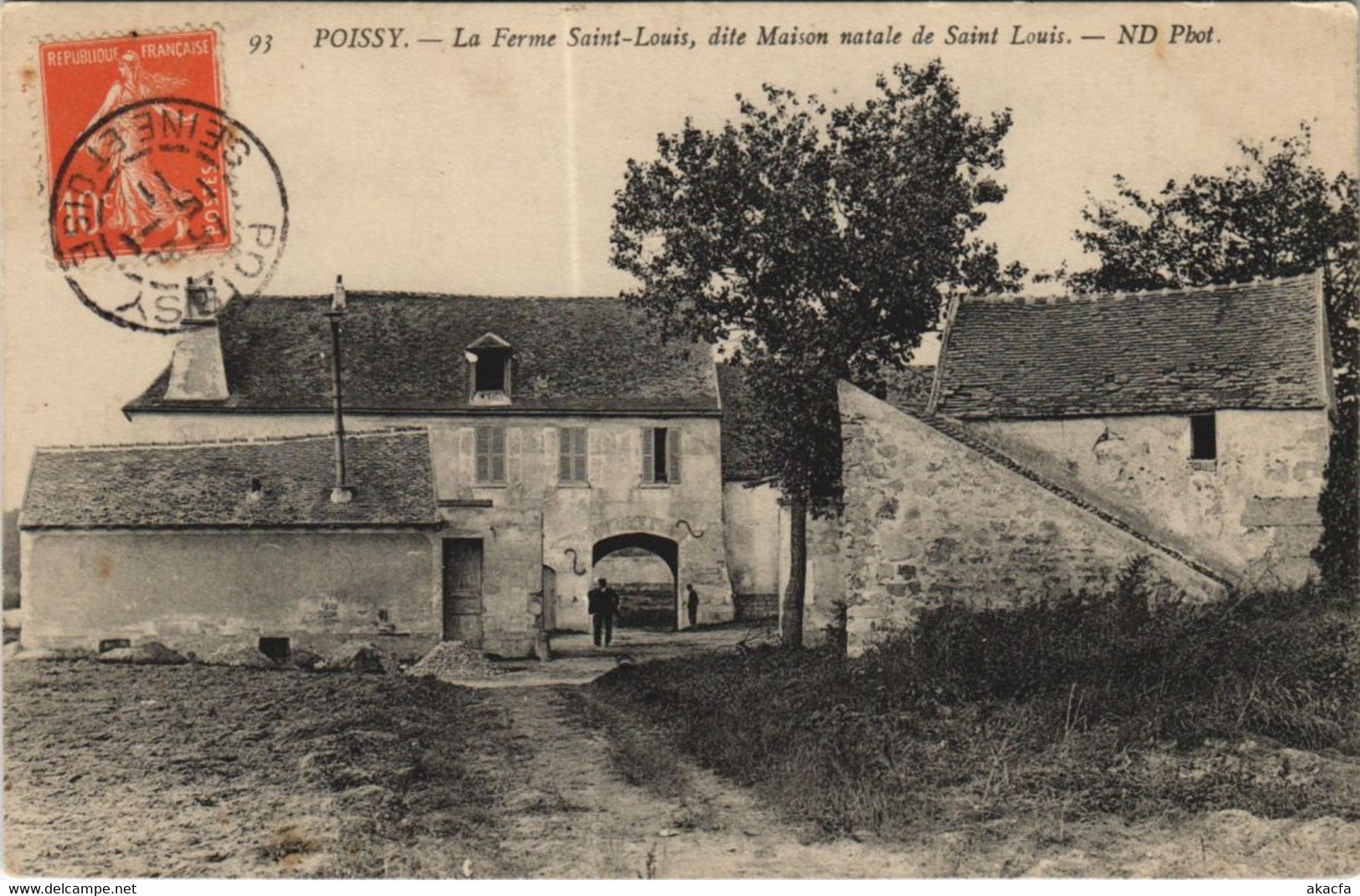 CPA POISSY Le Ferme St-Louis (806462)