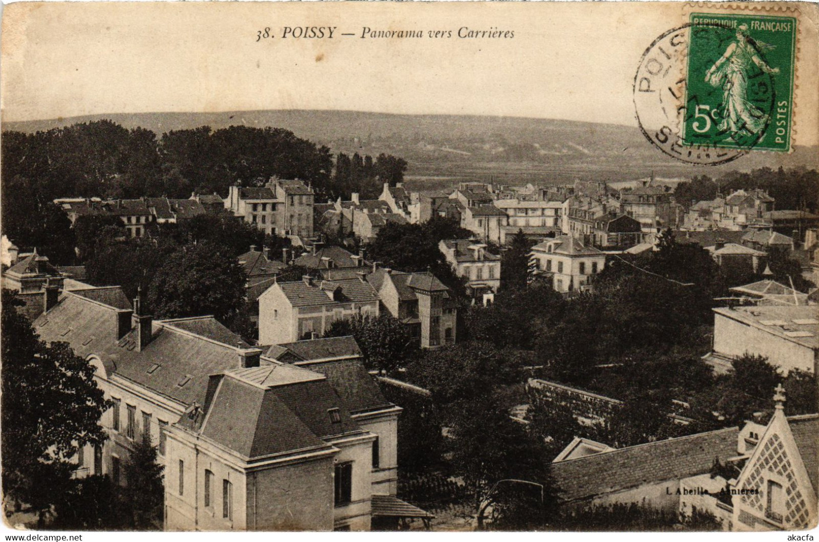 CPA Poissy panorama (1402462)