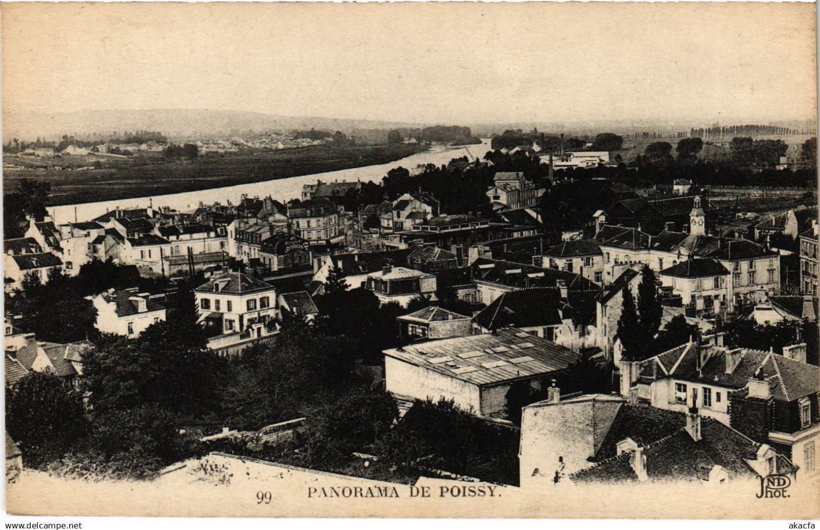 CPA Poissy panorama (1423301)