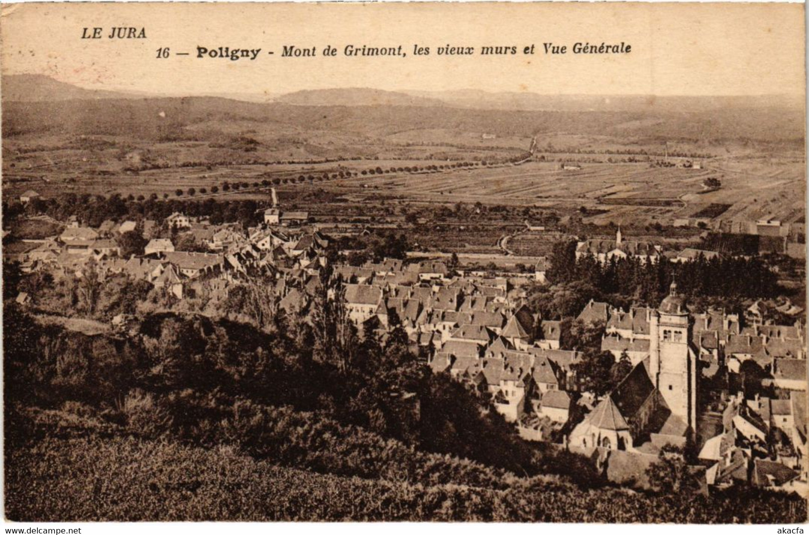 CPA Poligny- Mont de Grimont FRANCE (1043654)