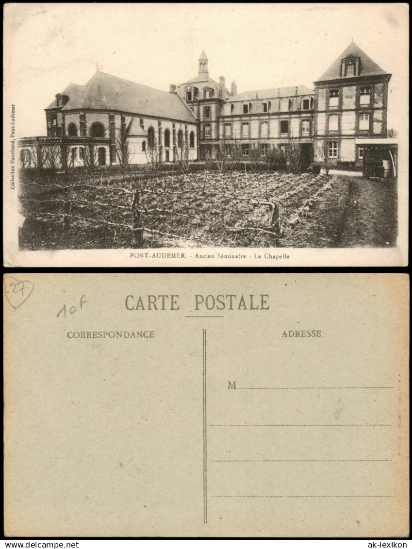 CPA Pont-Audemer PONT-AUDEMER Ancien Séminaire La Chapelle 1910