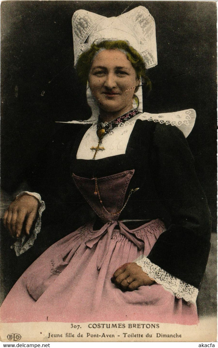 CPA PONT-AVEN - Jeune fille de PONT-AVEN (383894)