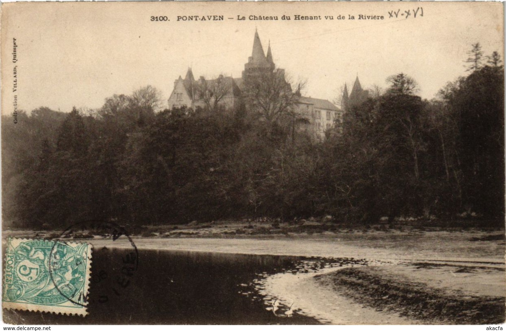 CPA Pont Aven- Le Chateau du Henant FRANCE (1026652)