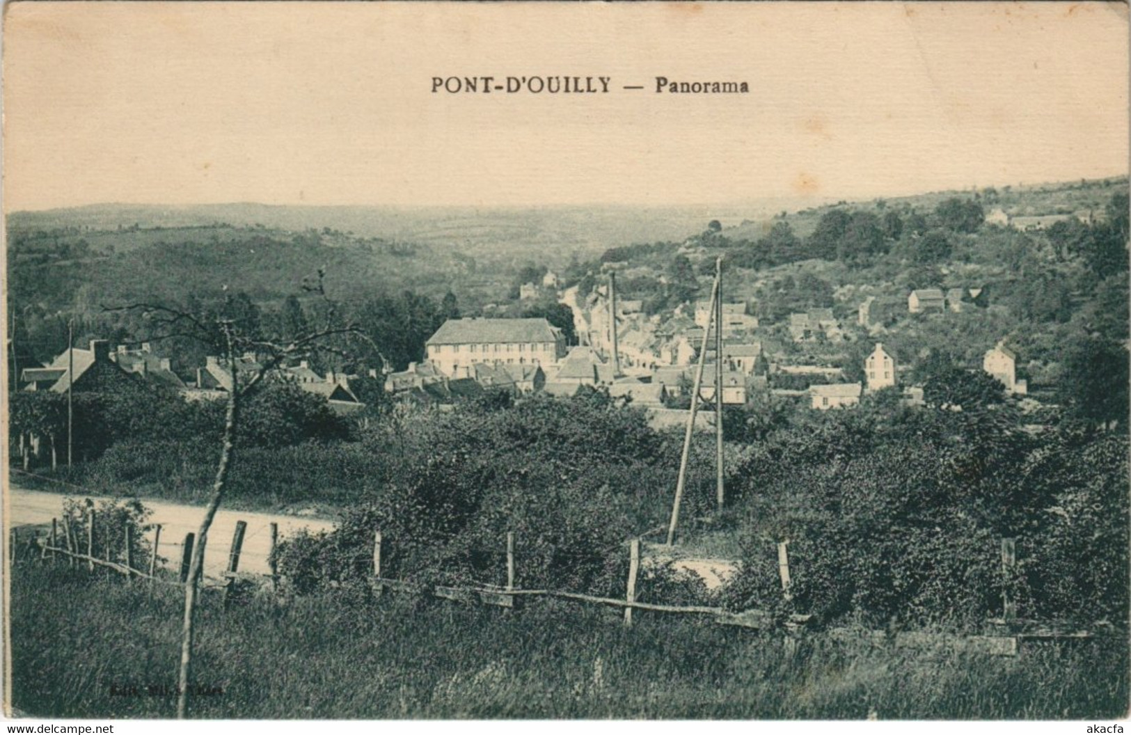 CPA PONT-d'OUILLY - Panorama (141079)