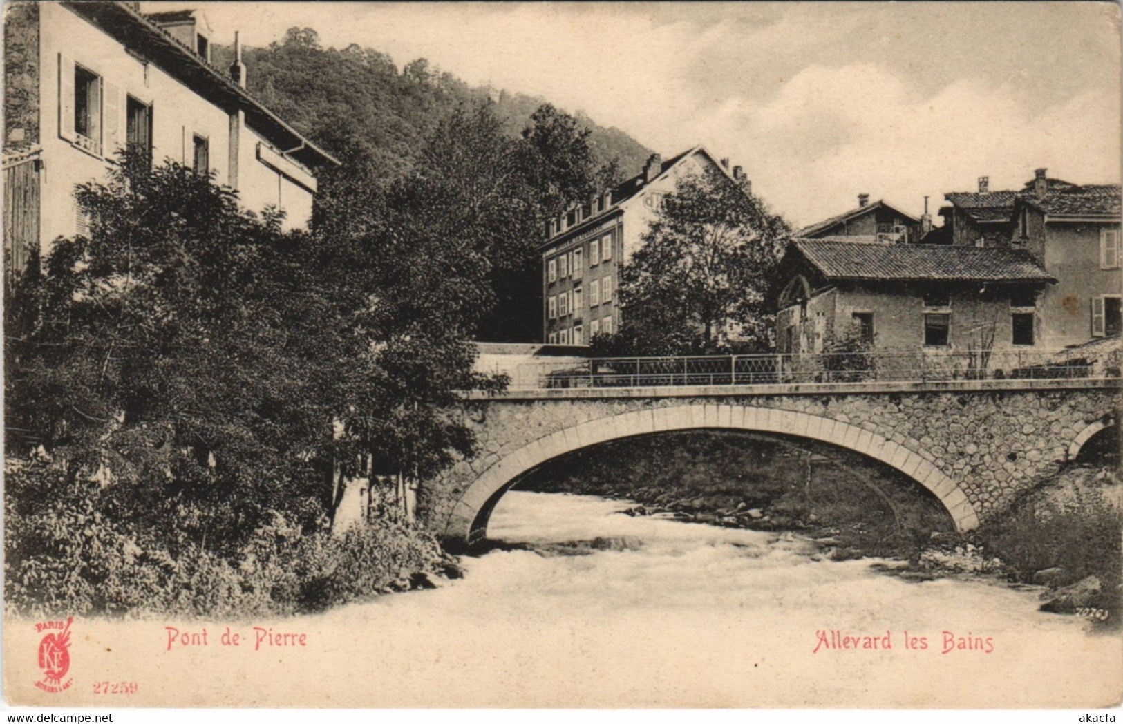 CPA PONT-de-Pierre - ALLEVARD-les-BAINS (123702)