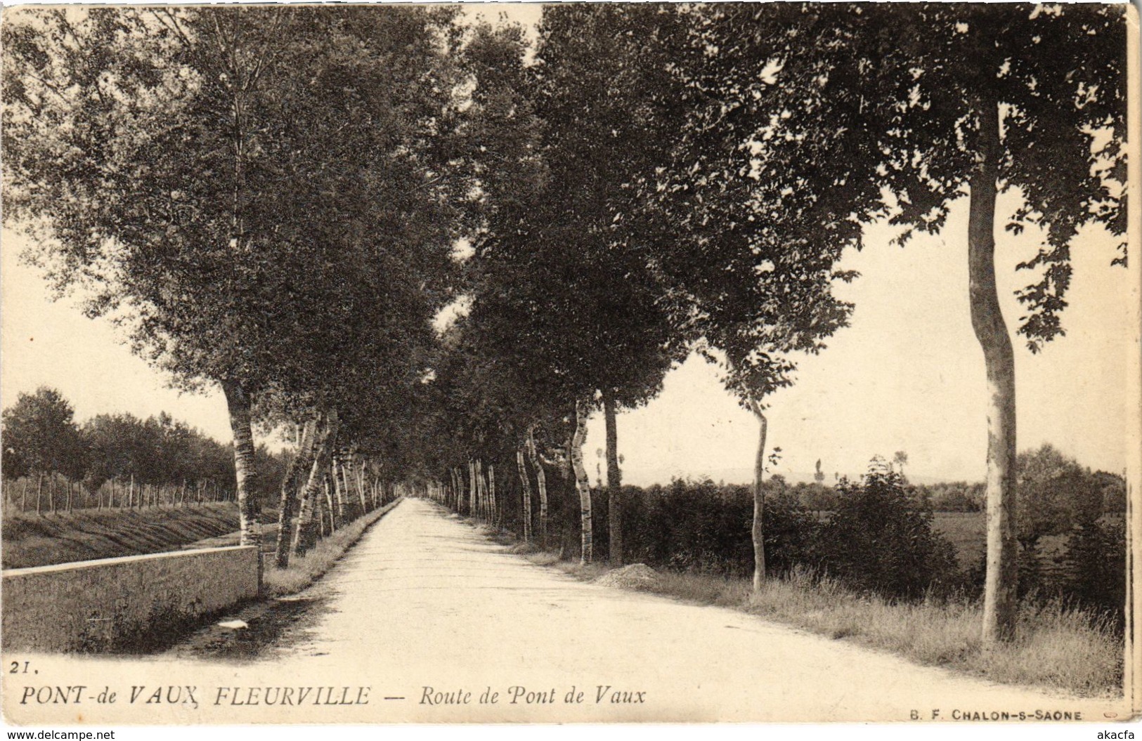 CPA PONT-de-VAUX Fleureville (89269)