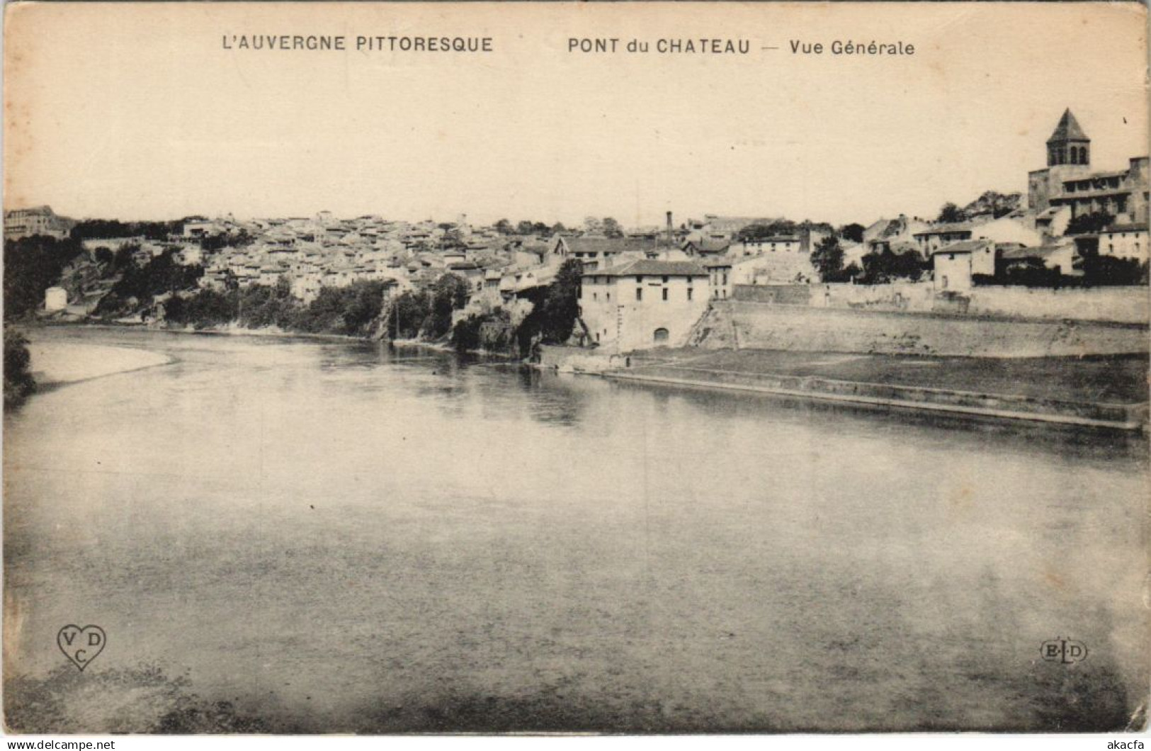 CPA PONT-du-CHATEAU Vue Generale (1253269)