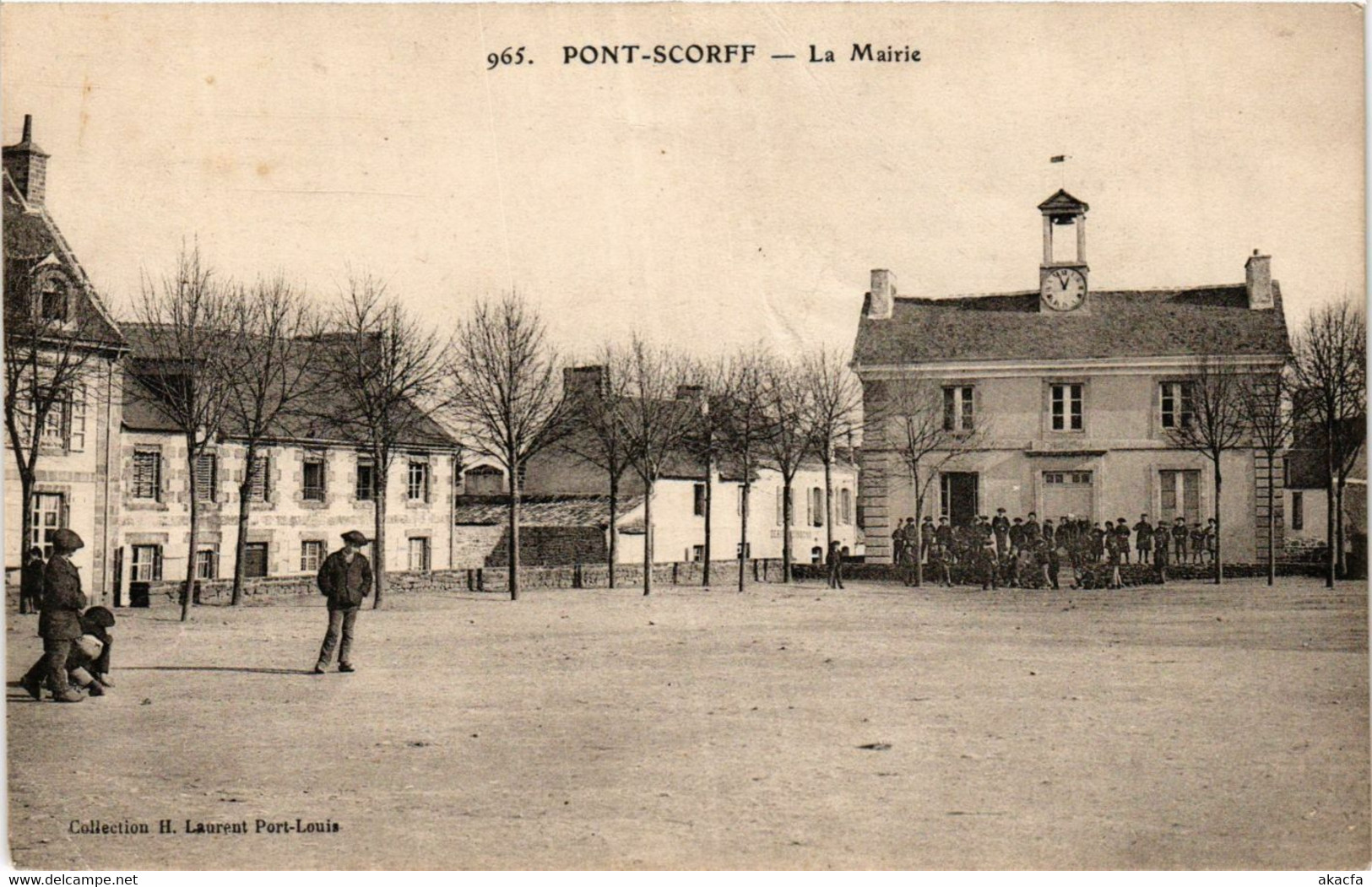 CPA PONT-SCORFF - La Mairie (431164)