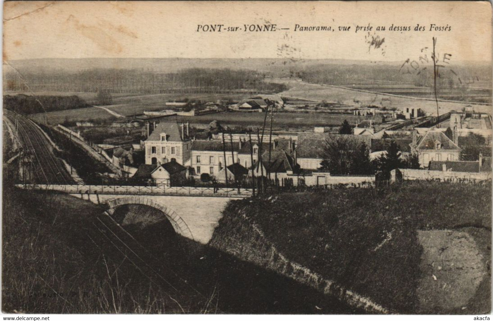 CPA PONT-sur-YONNE - Panorama (146407)