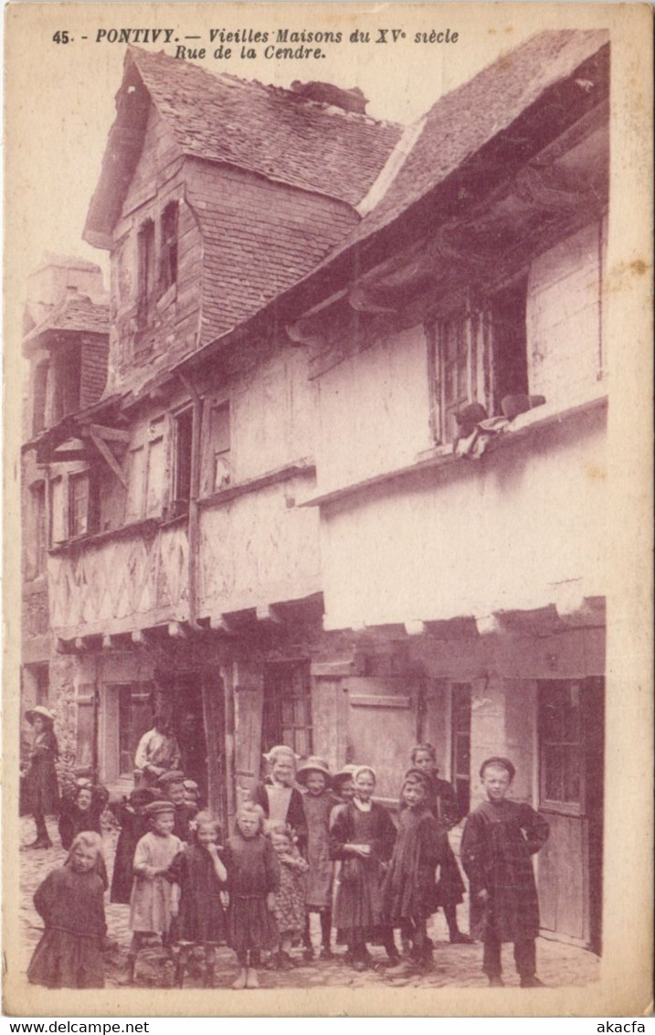 CPA PONTIVY Rue de la Cendre (144742)