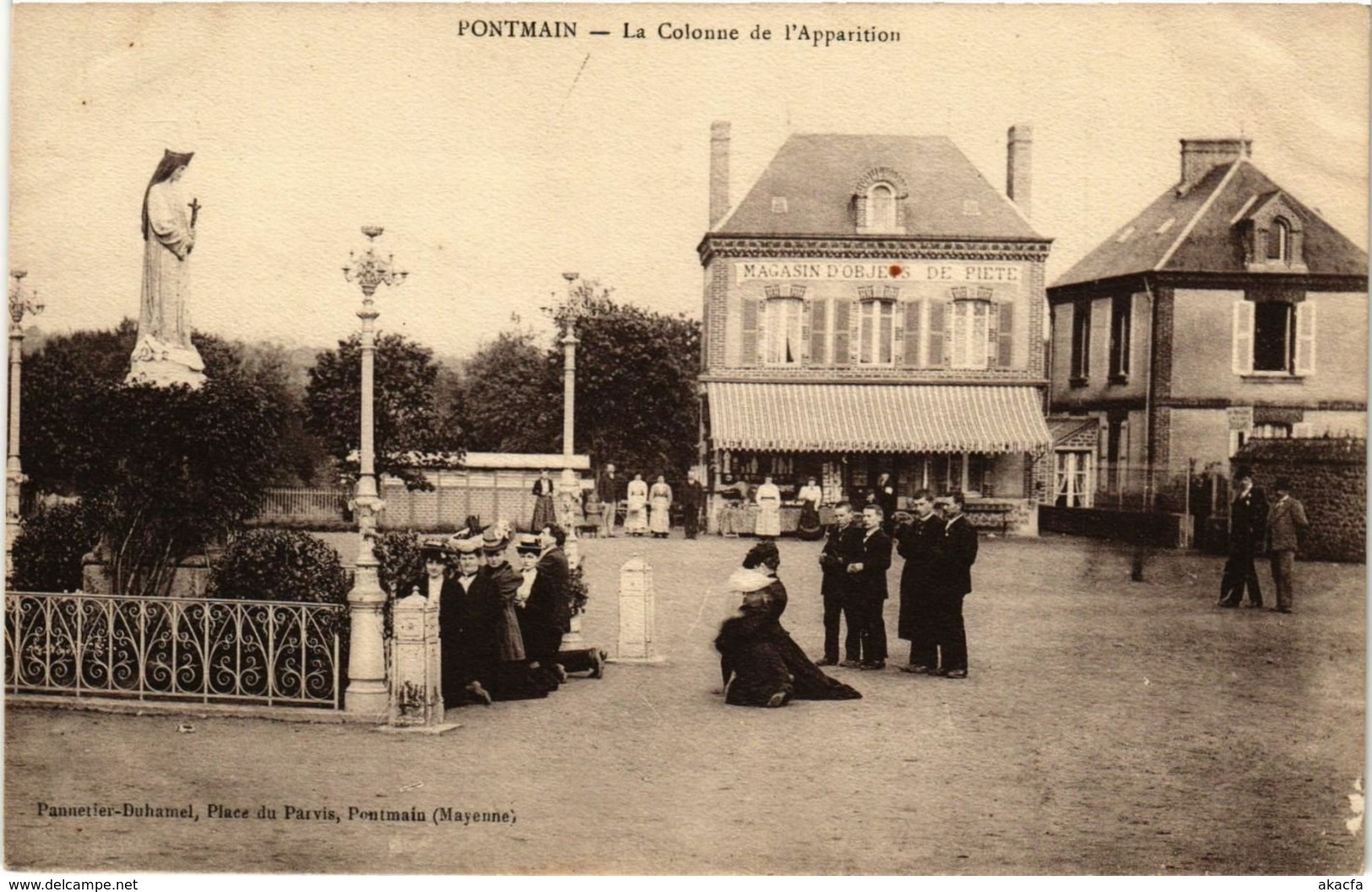 CPA PONTMAIN - La Colonne de l'Apparition (255100)