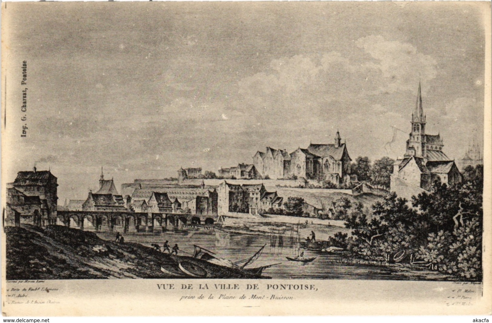 CPA PONTOISE - Vue de la Ville de PONTOISE (68719)