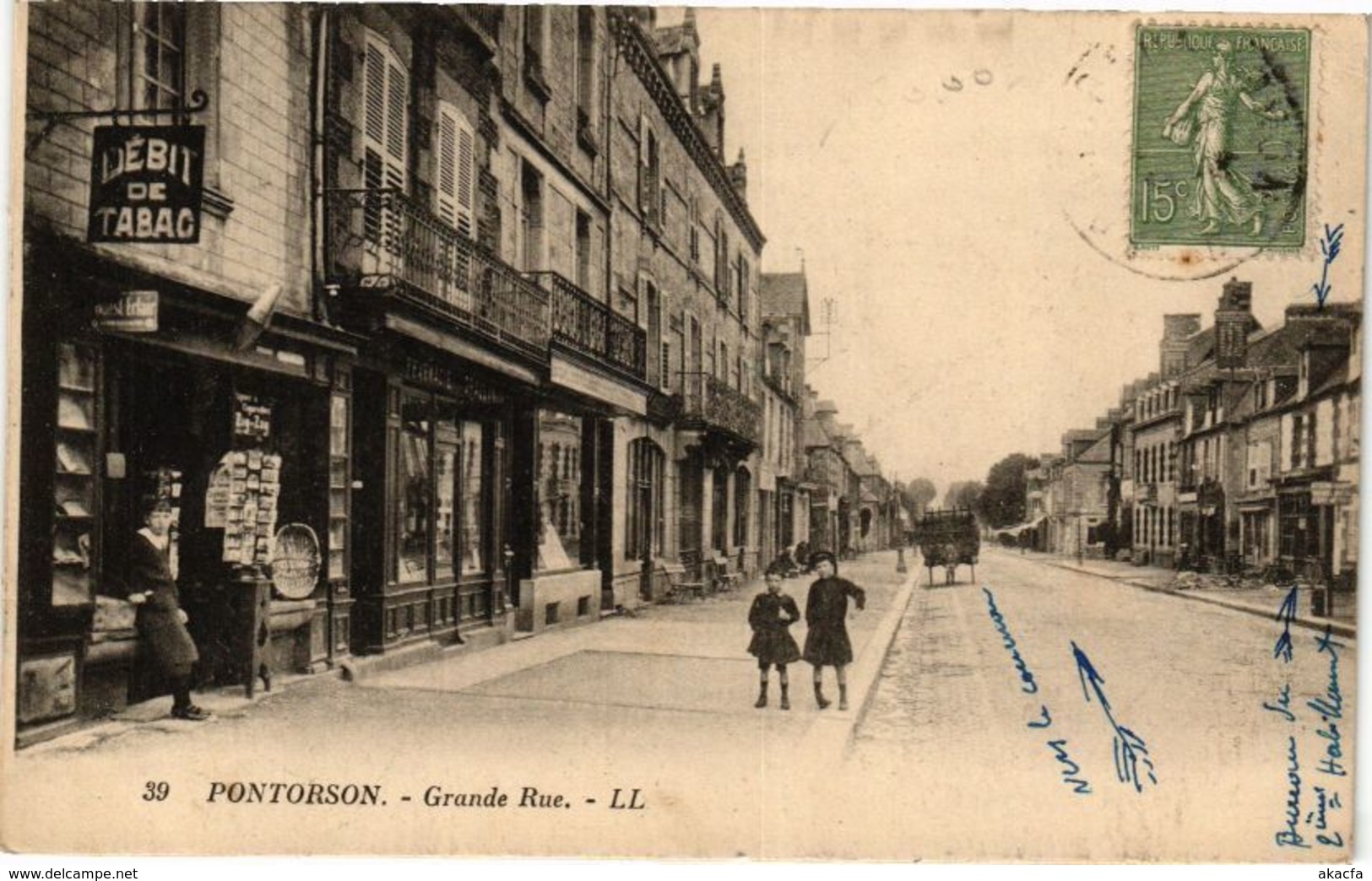 CPA PONTORSON - Grande Rue (209069)