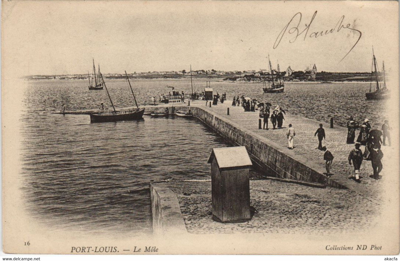 CPA PORT-LOUIS - Le Mole (33061)