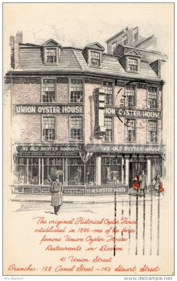 CPA / postcard / Boston / historical Oyster House