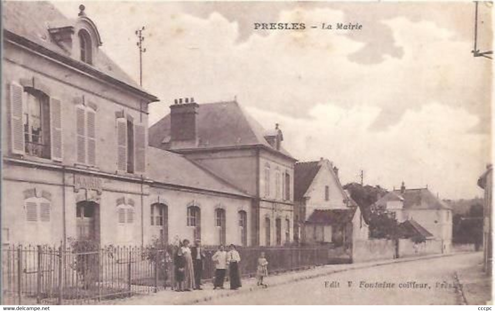 CPA Presles La Mairie