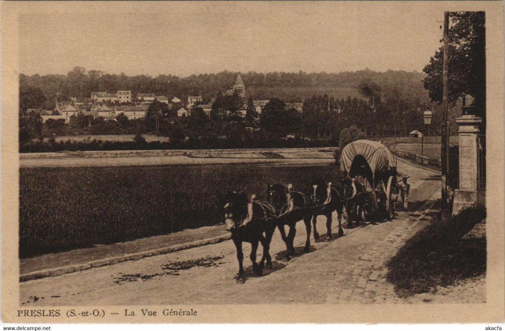 CPA Presles - La Vue Générale (44924)