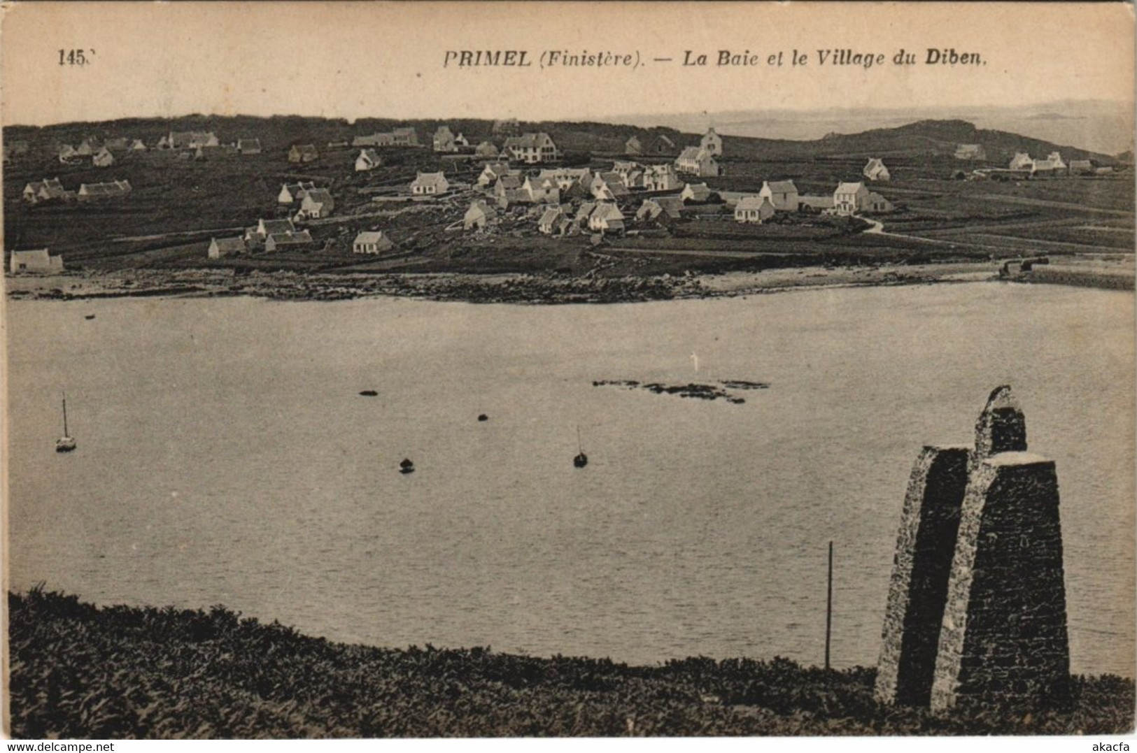 CPA PRIMEL - La Baie et le Village du DIBEN (143897)