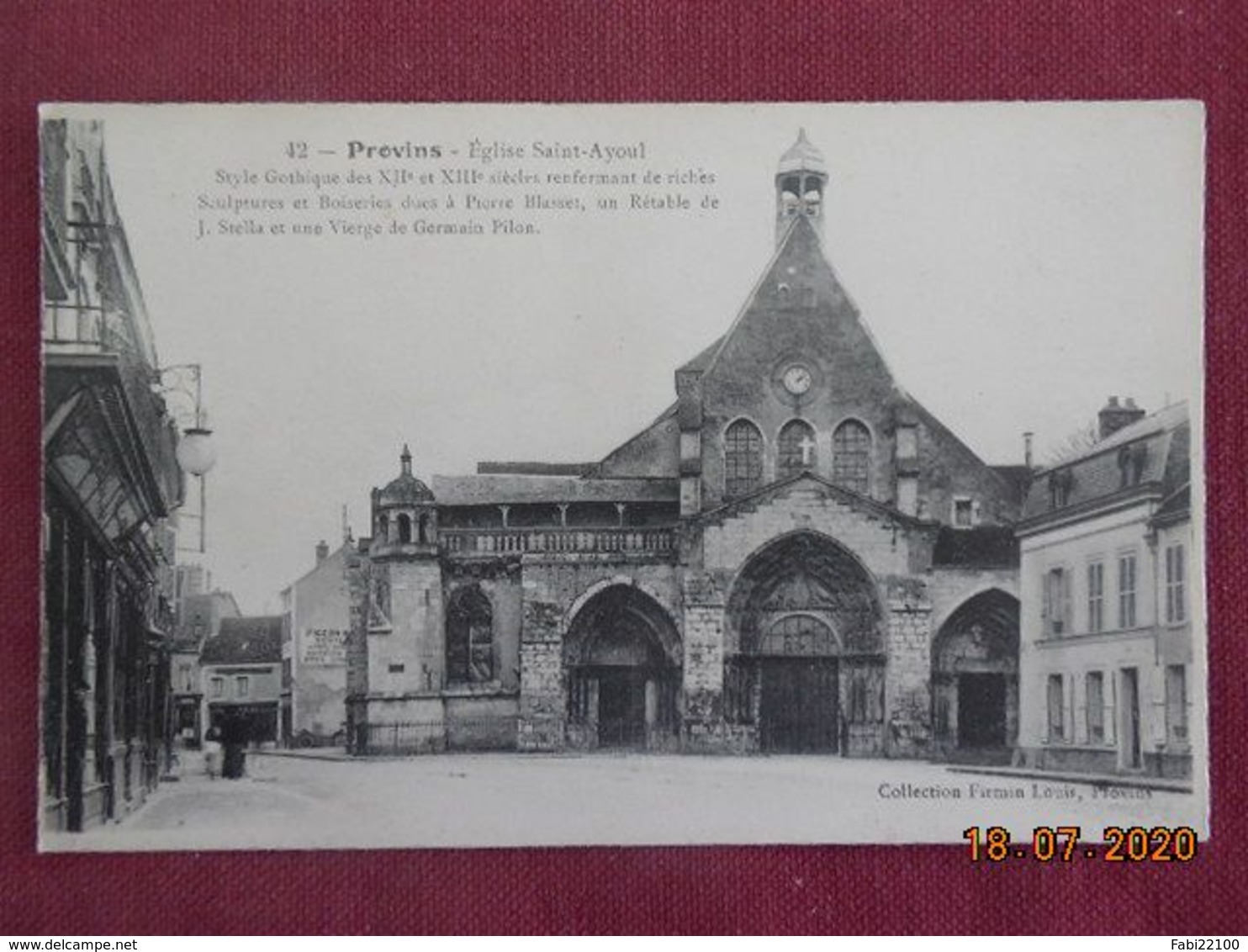 CPA - Provins - Eglise Saint-Ayoul