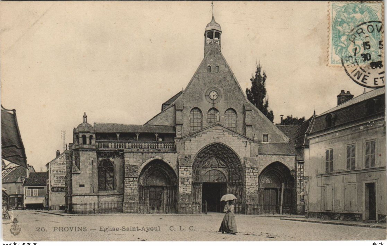 CPA PROVINS Eglise-St-Ayoul (806279)