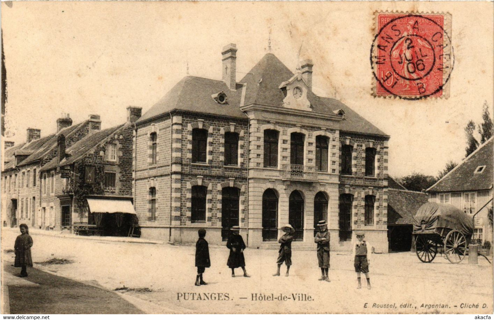 CPA PUTANGES - Hotel-de-VILLE (356482)