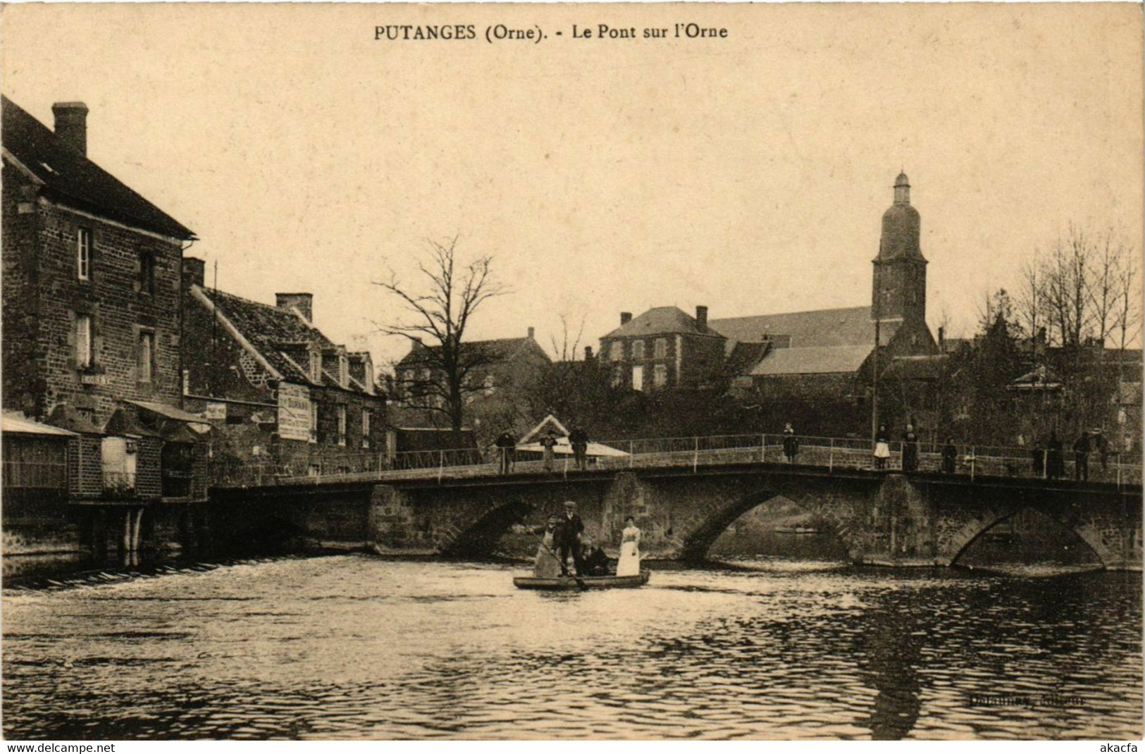 CPA PUTANGES - Le Pont sur l'Orne (356485)