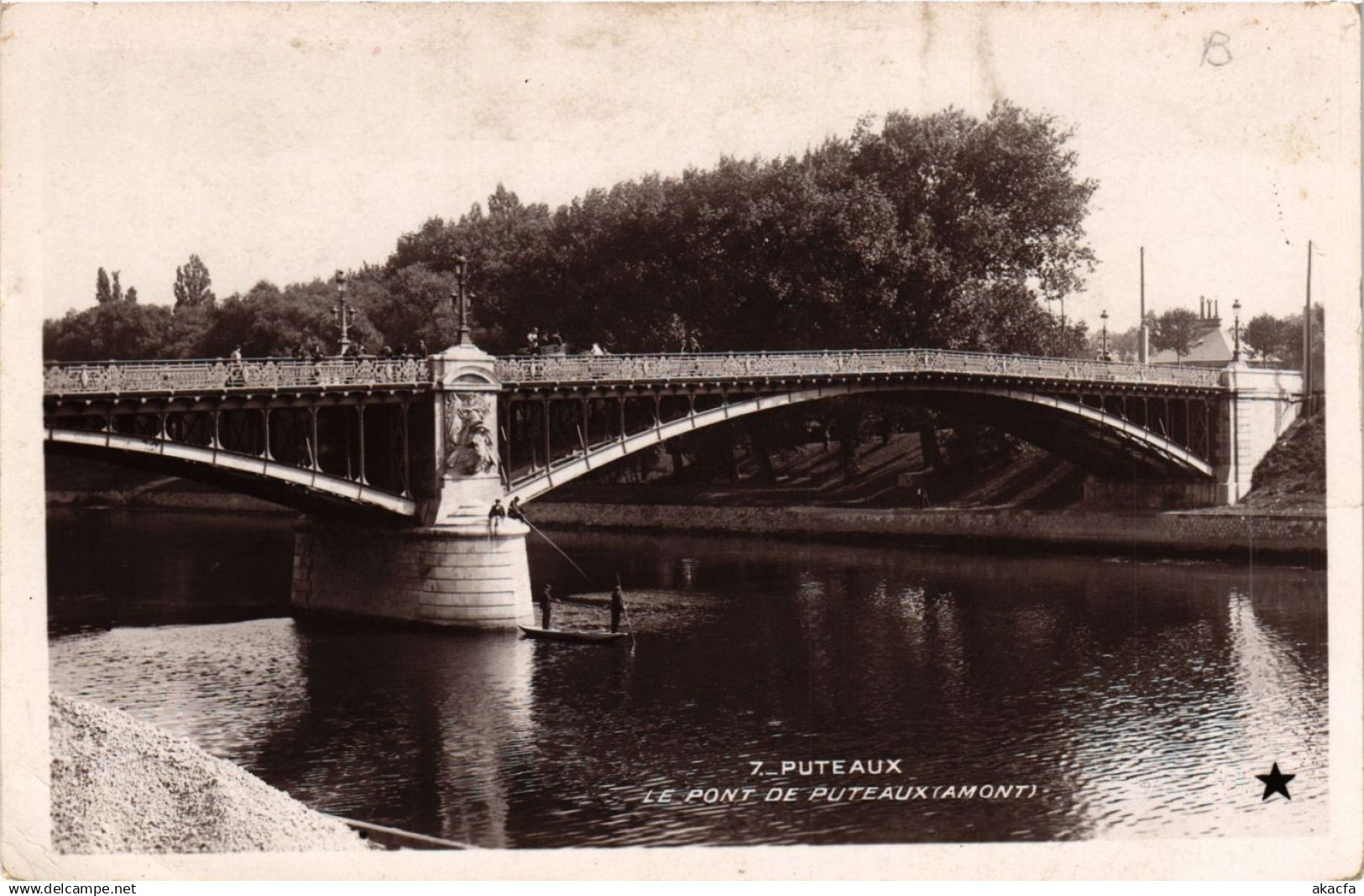 CPA PUTEAUX - Le Pont de PUTEAUX (Amont) (740535)