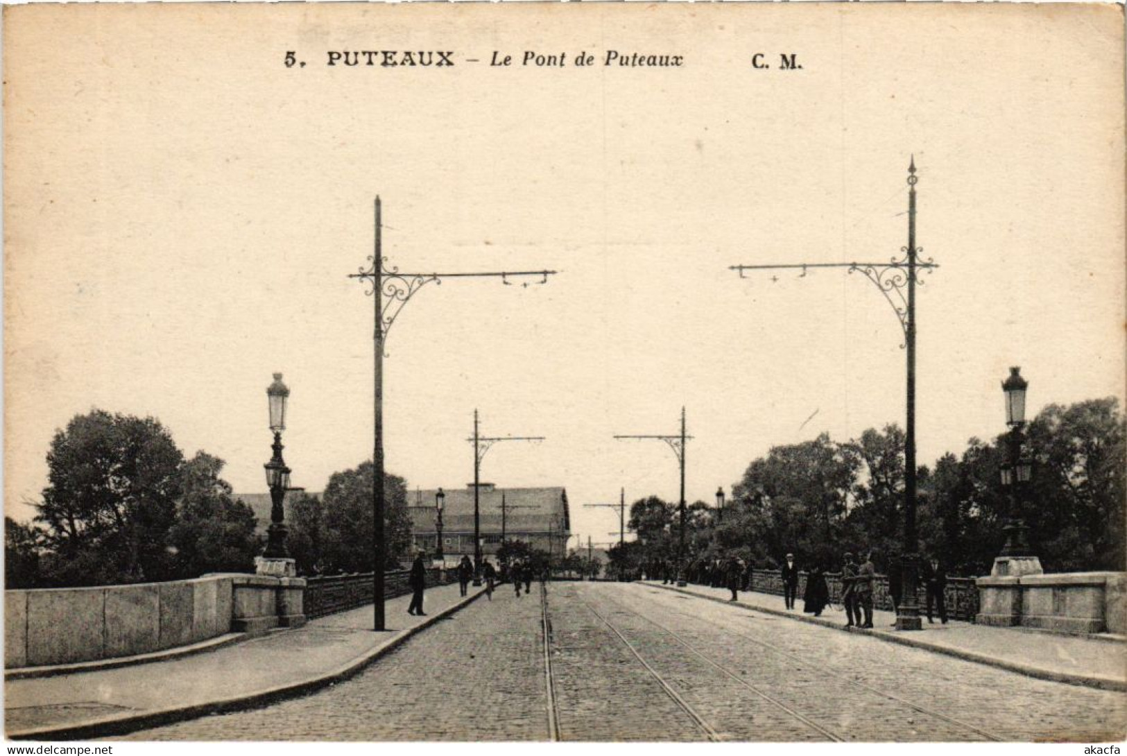 CPA Puteaux Pont de Puteaux (1313369)